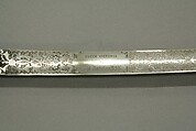 Saber Presented to Captain H. J. Hartstene by Queen Victoria in 1856, Silver, steel, velvet, ivory, gold, British, London